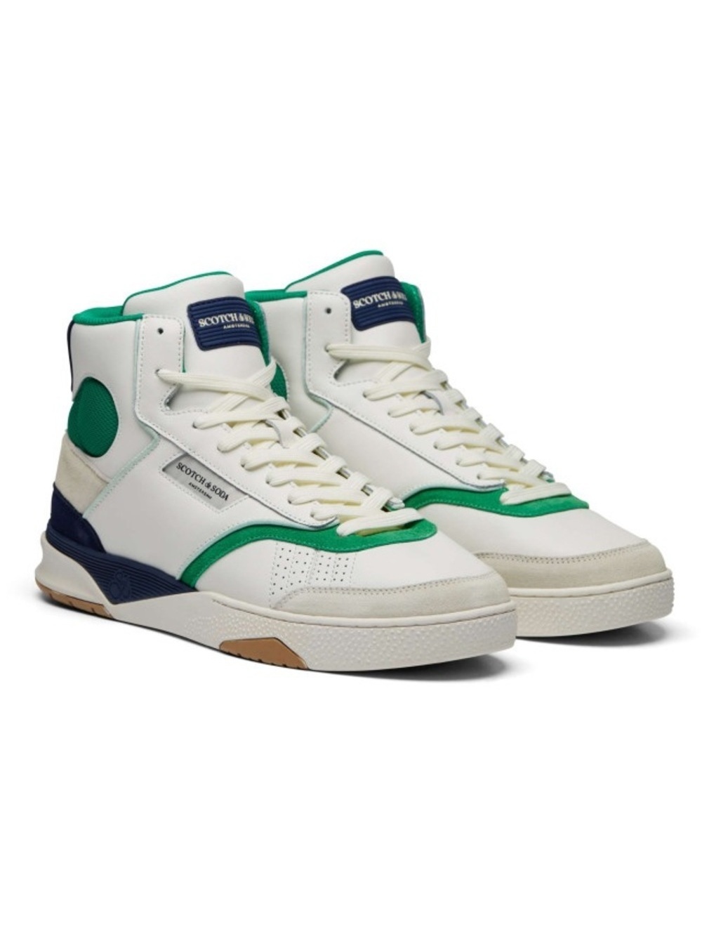 Scotch & Soda Court Cup Hi-Top Sneakers, White Size EU 42 | US 9 New in Box